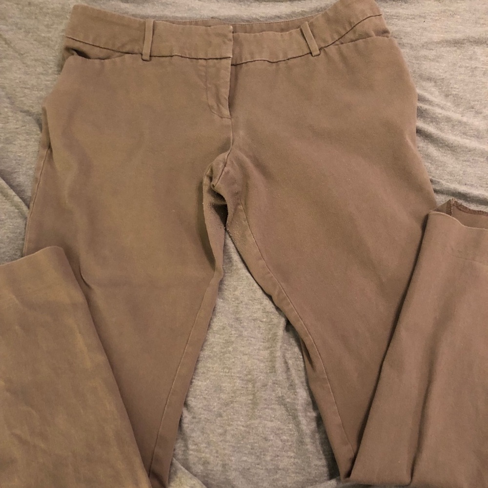 Khaki Ankle Work Pants